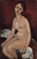 sentado desnudo Amedeo Modigliani